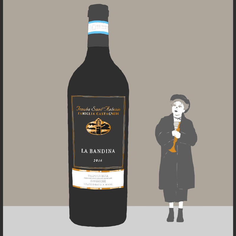 【シネマ×ワイン】『道』（フェデリコ・フェリーニ）と、ほろ苦く美しい赤ワイン、ラ・バンディーナ ヴァルポリチェッラ・スペリオーレ