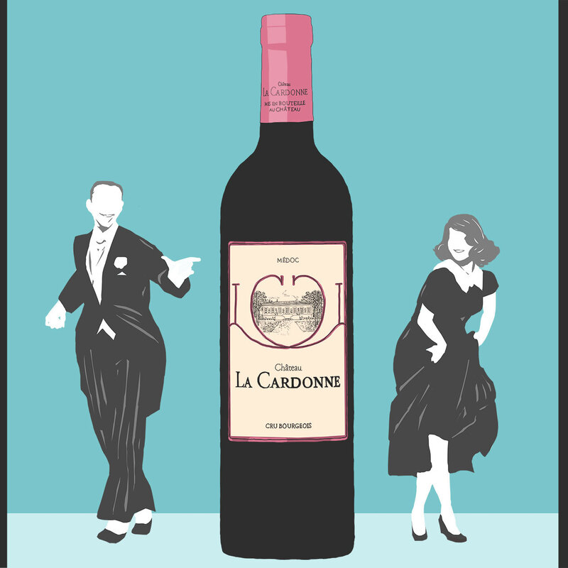 【シネマ×ワイン】クラシックなミュージカル映画『トップ・ハット』と、エレガントなボルドー・ワイン、シャトー・ラ・カルドンヌ