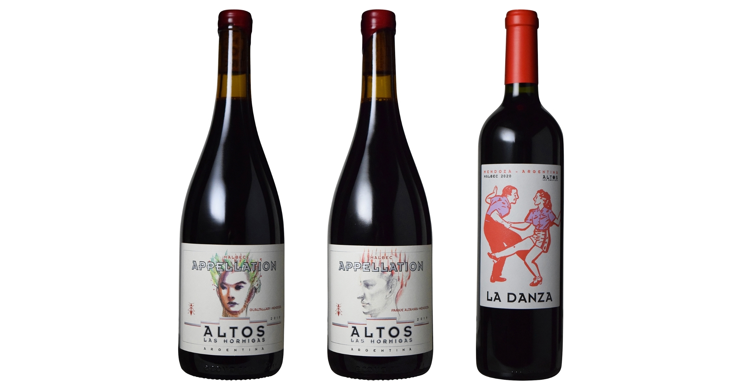 アルゼンチンでテロワールワインを生み出すアルトス・ラス・オルミガスから新登場！「ラ・ダンサ　マルベック　2020」、「アペラシオンシリーズ」新発売