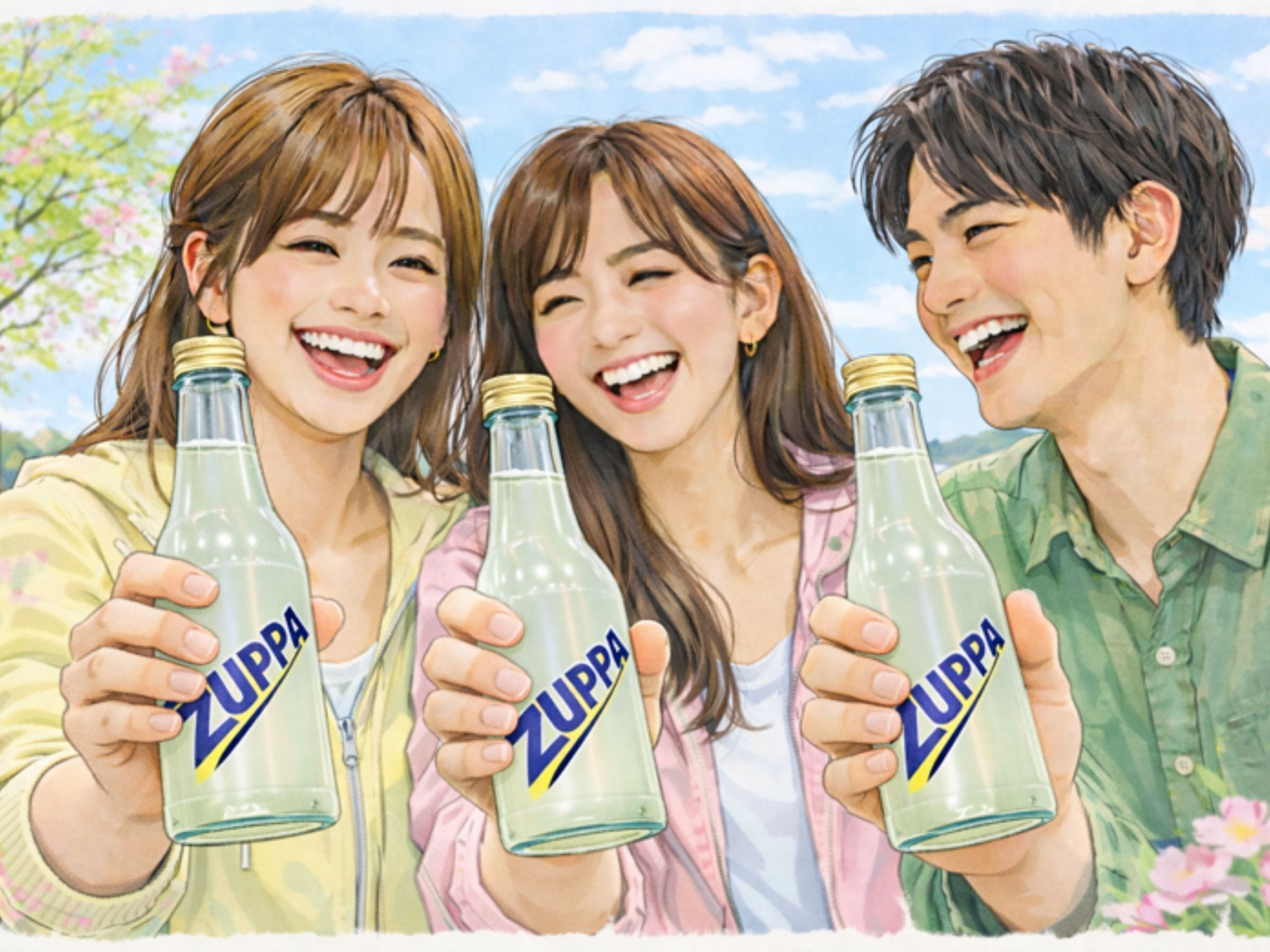 「Craft Sake」シリーズから「ちょっとだけ」「気楽に」飲みたい、を叶える低アルコールのミニボトル日本酒「ZUPPA うすにごりスパークリング」新発売