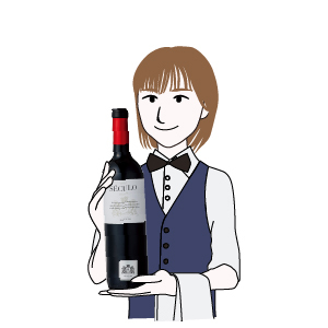 ワインを選んだソムリエ